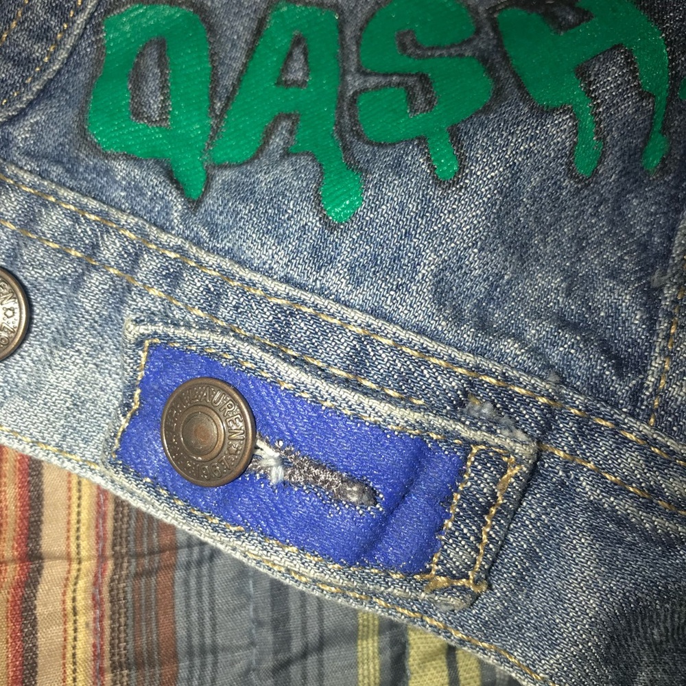 Hand painted jacket - Picture 5 of 6